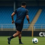 Nicolo Tresoldi in trainingscontext bij Club Brugge