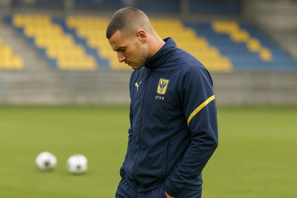 Loïc Lapoussin in STVV-context tijdens een trainingsmoment