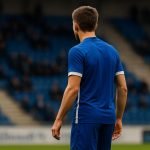 Joris Kayembe van KRC Genk in actie tijdens een wedstrijd